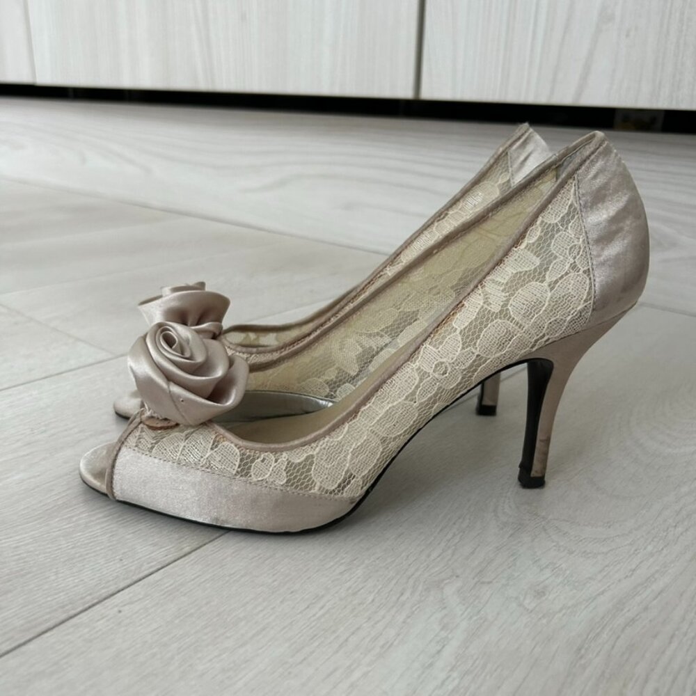 Bridal Lace Heels